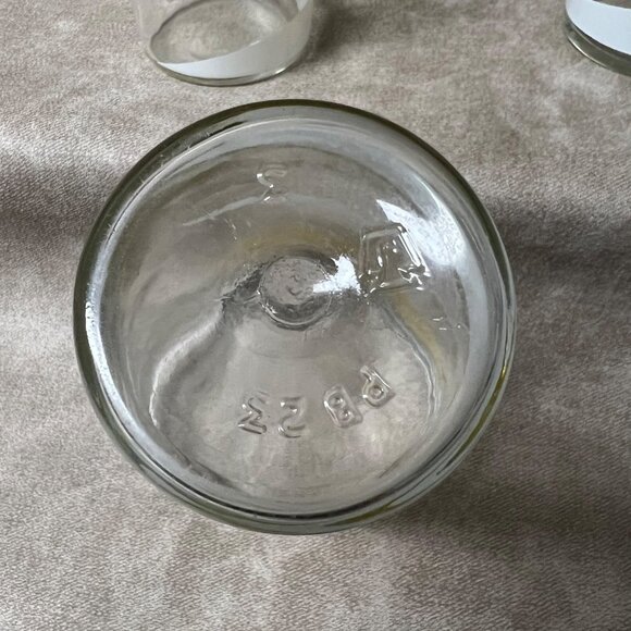 Mid Century Hazel Atlas Yellow & White Swirl Glasses - Picture 5 of 6